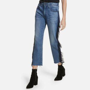 3x1 W3 Higher Ground Boyfriend Crop Jeans in Spanish Fringe